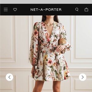 Zimmermann Lexi floral wrap dress size 1